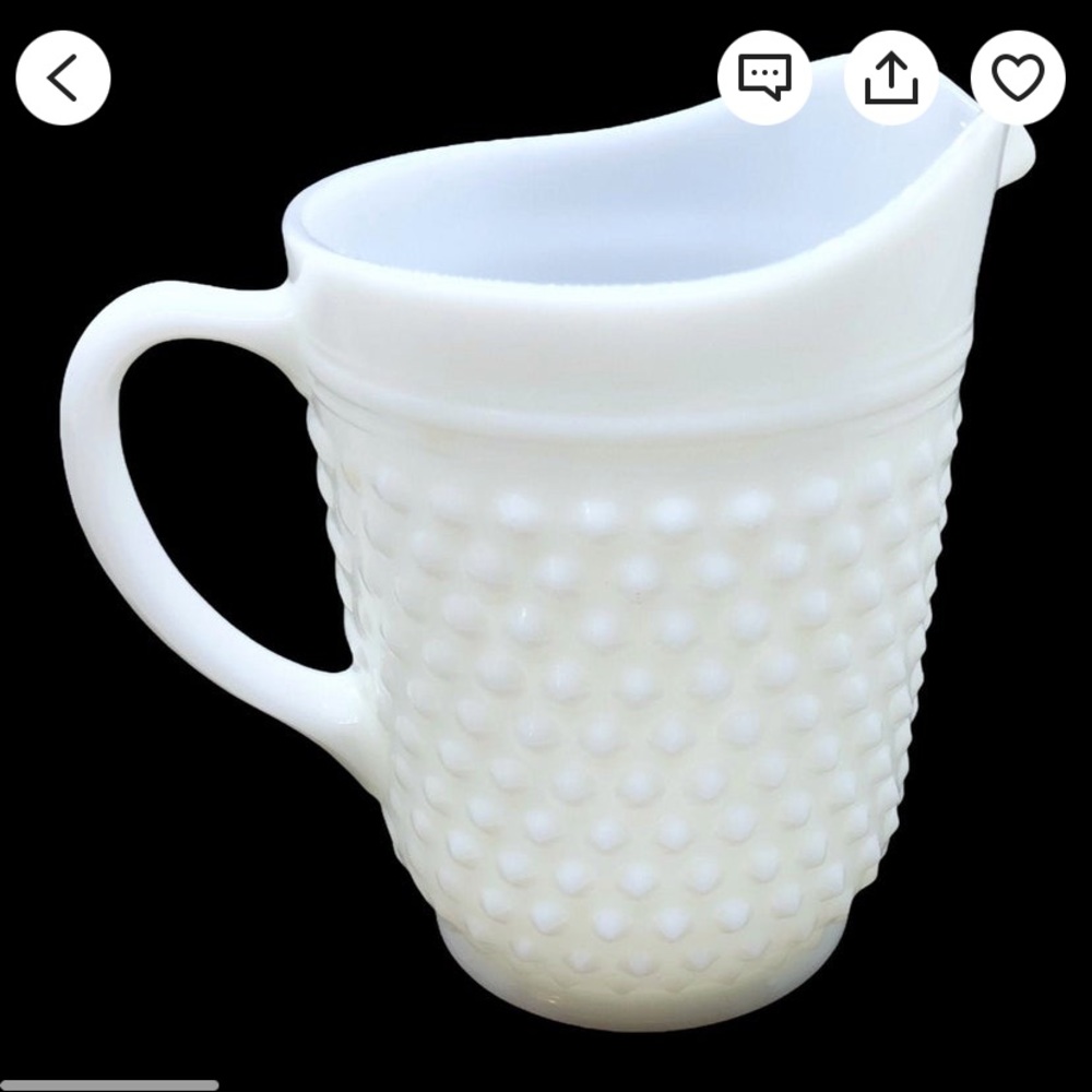 Vintage milk glass